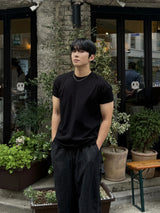 マッスルショルダーリブ半袖Tシャツ