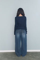 SYMBOL PATCH WAFFLE T NAVY