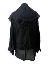 chiffon scarf high-neck shirt (2color)