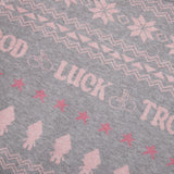 TROLLS JACQUARD KNIT - MELANGE GRAY