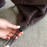 Meerop One Tuck Fleece Two-Way Wide Pants