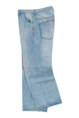スプラッシュペインティングデニムパンツ