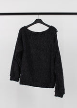 PUFFY CUTOUT KNIT