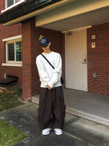 Leak Cotton Big Cargo Pants 3C