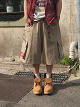 キンチペッパー カーゴ バミューダパンツ 2C