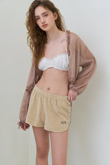 Terry comfort shorts_butter