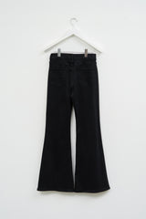 (W) Black Flare Jeans