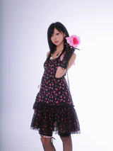Evil Tooth Rose's Shining Night Shibuya Gal Halter Dress
