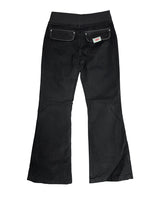 Banding Low-Rise Loose Bootcut Pants