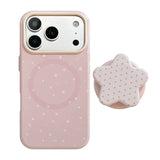 ピンク スター マグネティック iPhone ケース