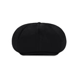 VA Curved Logo Easy Fit Newsboy Cap / Black