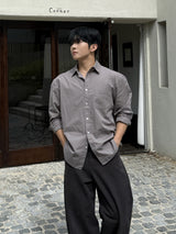 Bio cotton curved pants