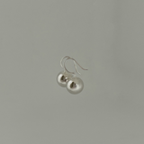 Silver bell earring (silver)