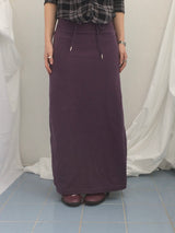 Slim Base String Long Skirt