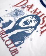 ホットガールクラブリンガーTシャツ_ネイビー