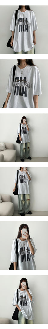 オーバーサイズフィット半袖Tシャツ