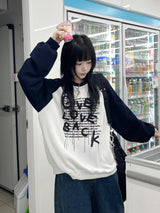 Shino raglan waffle sweatshirt 