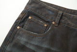 【Keshi】NEVADA BLAZING WASHED BAGGY DENIM JEANS 