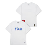 ブラーSTGMセミオーバーサイズTシャツ Black / Blue / White