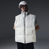 BOLDEST GOOSE PADDED VEST-WHITE