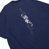 METAMORPH DOUBLE GAUZE TEE (NAVY)