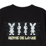 25SS マグショットエイリアンショートスリーブTシャツ ブラック