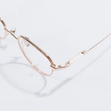 Knouun Round titanium glasses CODE. 102. F Rose Gold