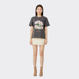 MUGUNGHWA ピグメントTシャツ