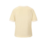 アートワークラグランショートスリーブTシャツ (イエロー)