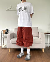 Nylon Cargo Bermuda Pants