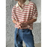 [S/S] パターンハーフカラニット (3color)