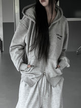 レタリング エクスプロー フーディ ジップアップ (unisex)
