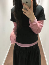 Sheer Dot Polar T-Shirt (3color)