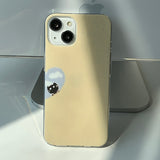 Black_Sand Heart Somecat Couple Phone Case