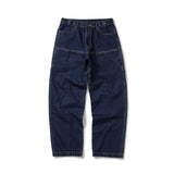 Regular tapered denim pants / Classic blue