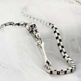 SVC-534 Handmade Skull Antique Silver Pants Chain