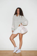 Terry block sweatshirt