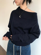 Airy Off-Shoulder Knit (3Colors)