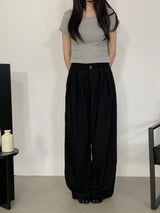 [1+1] ルエル ラウンドネック半袖Tシャツ