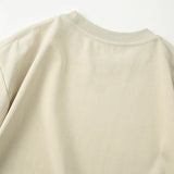 メンズサマールーズカジュアルラウンドネックショートスリーブドTシャツ black