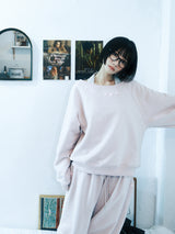 Crochet Sweat Pants (Baby Pink)