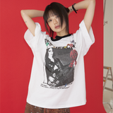 チョーカーロックTシャツ ホワイト