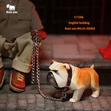 P-PET/PF ART TOYS Ruined Bull Dog Mini Animals | English Bulldog Collectible Figures, Cartoon Figurines & Resin Decorative Items