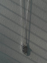 [925silver] Leaf necklace