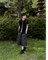 リンピンストライプカーペンターバミューダパンツ