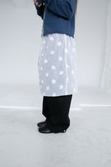 flower see-through banding skirt(3colors)