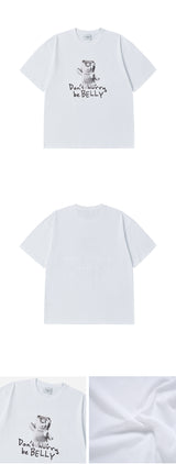 24FW METAL BELLY SHORT SLEEVE T-SHIRT WHITE