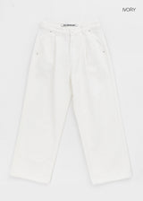 [MADE] Torrance One Tuck Wide Cotton Pants