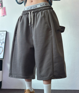 SNAP OVER BASIC BERMUDA PANTS 🩵💕🧸🤎8COLOR