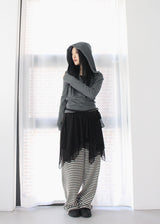 TERRY STRIPE PANTS